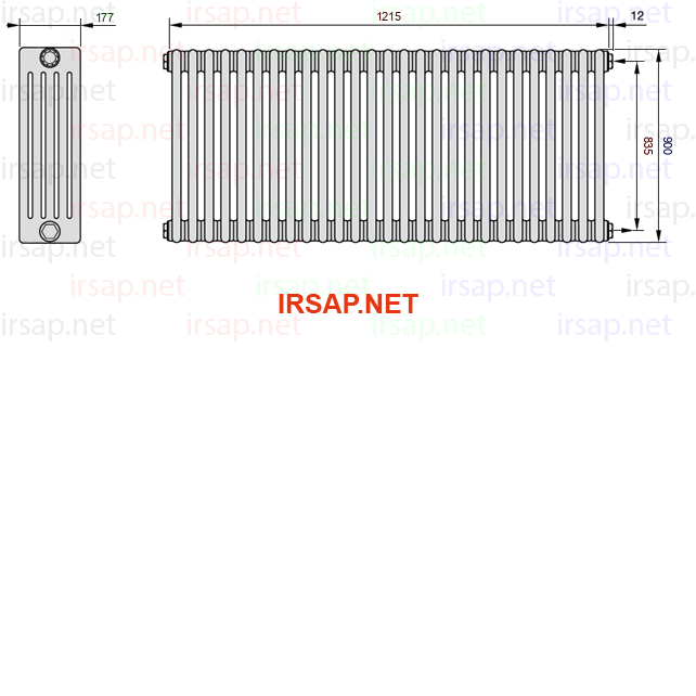 Радиатор IRSAP Tesi 50900/27 T02 CL 01